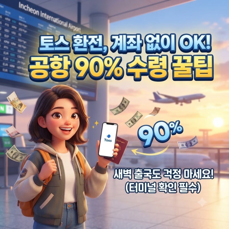 인천공항 환전 예약 방법 토스 총정리