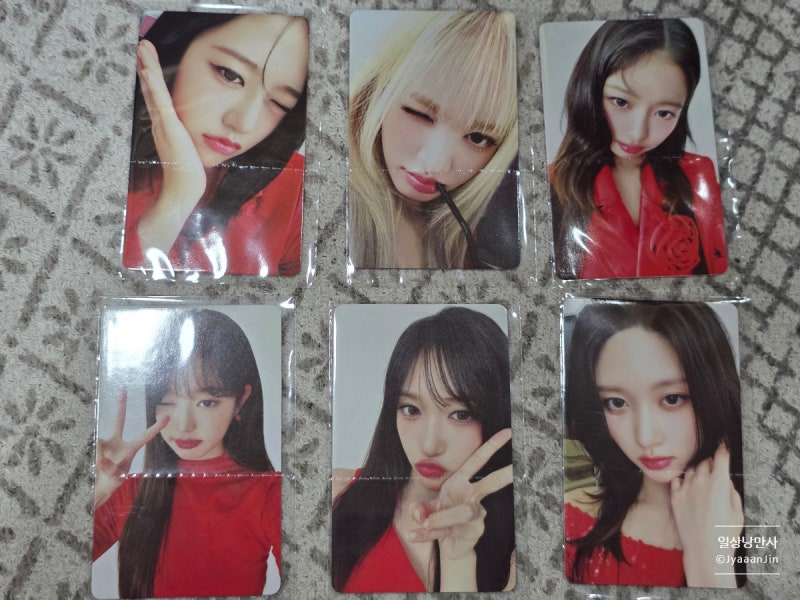 [아이브 x 파파존스] 파파존스 아이브 프로모션 9차 포토카드 7종