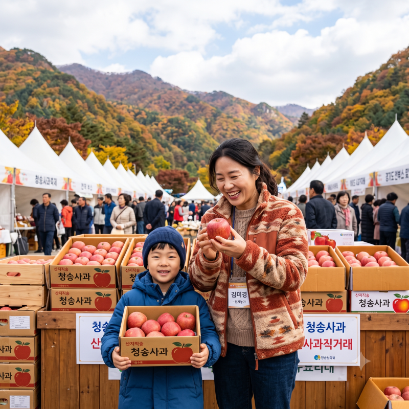 청송사과축제 사과 가격, 온라인 장터도 같이 열립니다