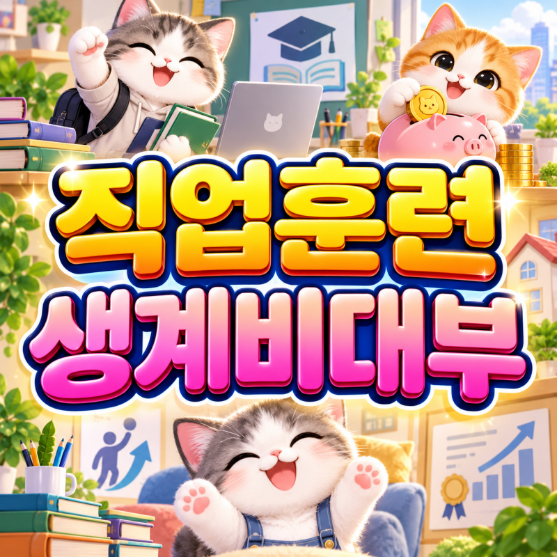 2026 직업훈련생계비대부 특별지원 최대 2000만원 연 1% 저금리 자격 한도 신청방법은!?