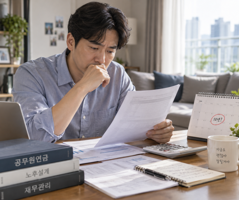 공무원연금 10년 못 채우면 끝? 공무원연금 수령액 계산법과 수령 나이