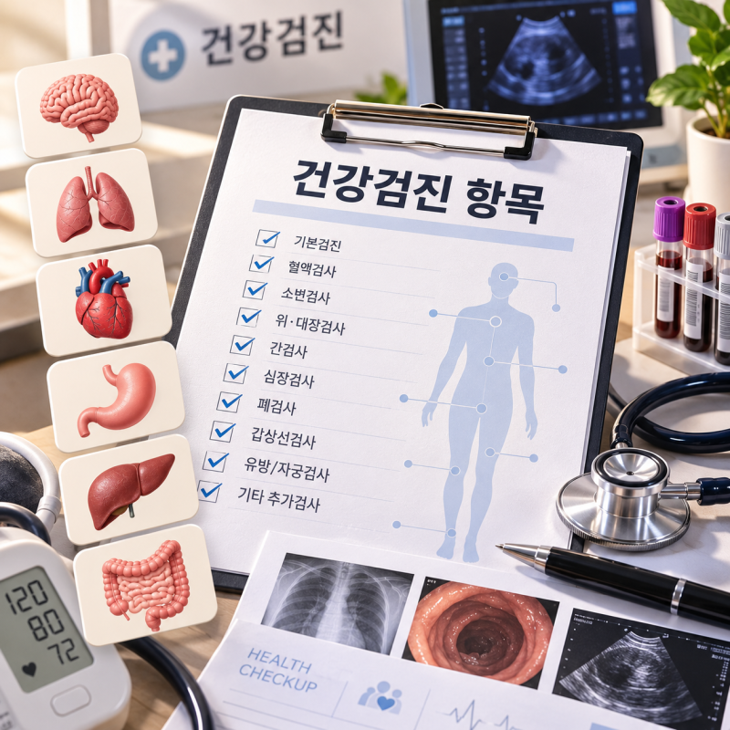 40대 건강검진 항목 총정리｜기본검진 외에 추가로 챙기면 좋은 검사는?