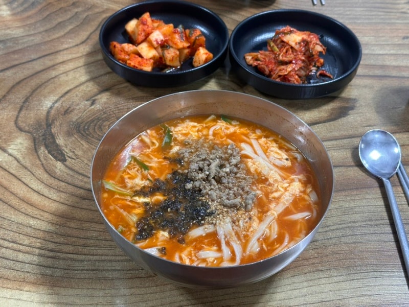 [강릉 장칼국수] 해장하러 갔다온 벌집 장칼 후기