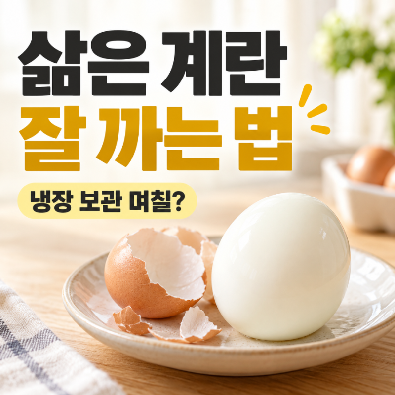 삶은 계란 잘 까지게 삶는 법, 완숙 시간과 냉장 보관기간