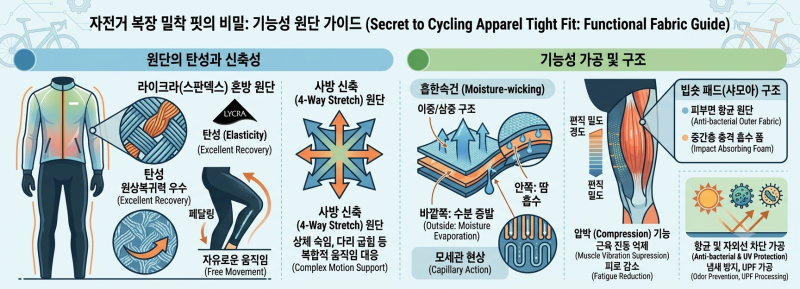 자전거 옷은 왜 몸에 착 붙을까?