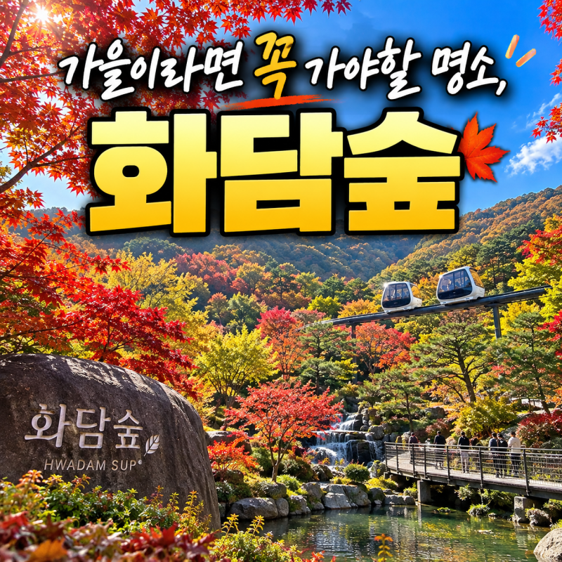 화담숲 가을 성수기 예약 오픈시간 및 가격, 모노레일 코스 추천, 가을 가족여행지 숙소 추천