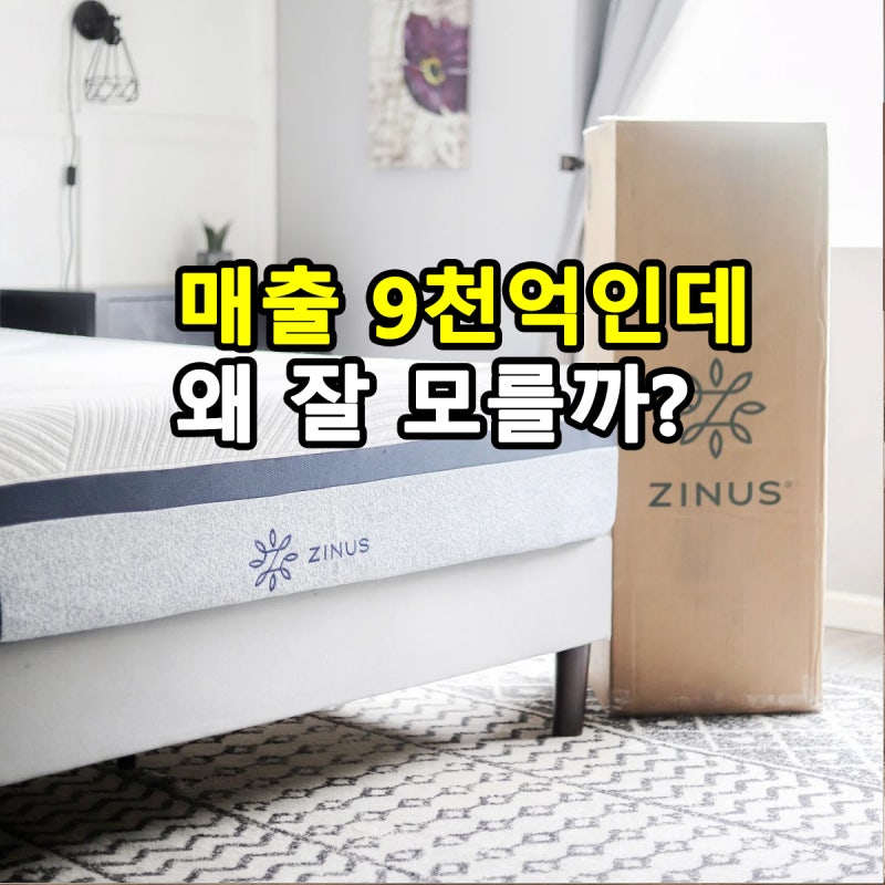 지누스 침대 매출 9천억, 그런데 국내에서 잘 모르는 이유