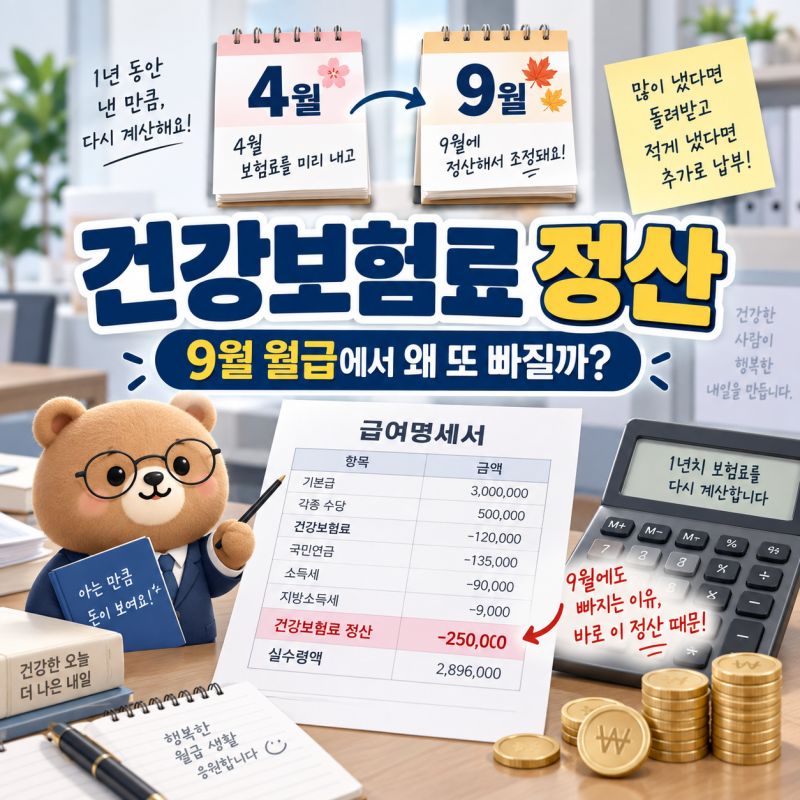 “4월에 한 번 털렸는데 9월에 또?” 직장인 건보료가 다시 늘어난 이유