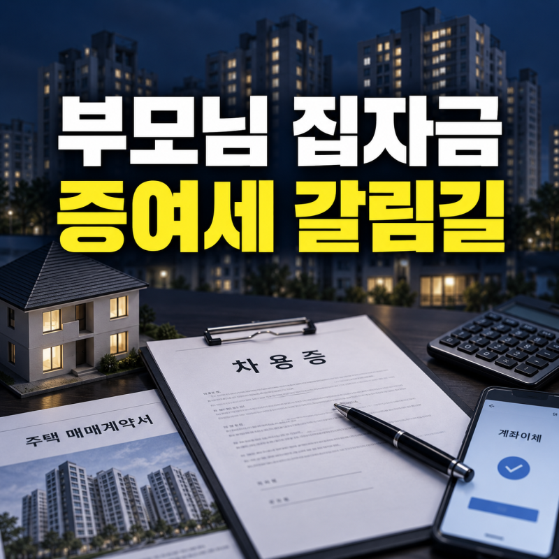 부모님께 돈 빌려 집 살 때 증여세 안 내는 법: 차용증·이자·상환 기준 총정리