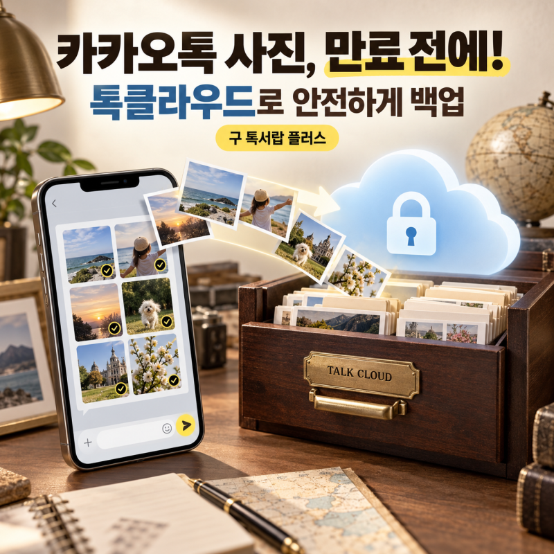 카카오톡 사진 만료로 날리기 전에! 톡서랍 백업으로 평생 안전하게 보관하는 법