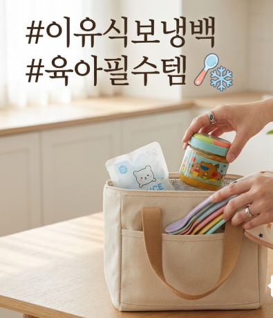 외출할 때마다 음식 상할까 걱정된다면? 맘카페가 극찬한 이유식보냉백 고르는 법