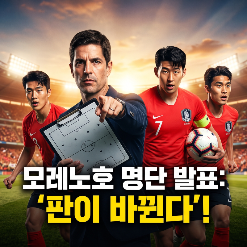 드디어 베일 벗은 모레노호! 명단발표 시간부터 깜짝 발탁 주인공 총정리