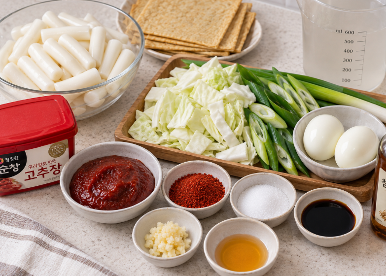 떡볶이 맛있게 만드는 법｜고추장 떡볶이 황금레시피와 양념 비율