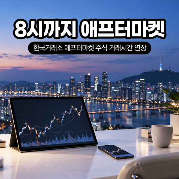 한국거래소 애프터마켓 달라졌다, 오후 8시까지 주식 거래하는 방법