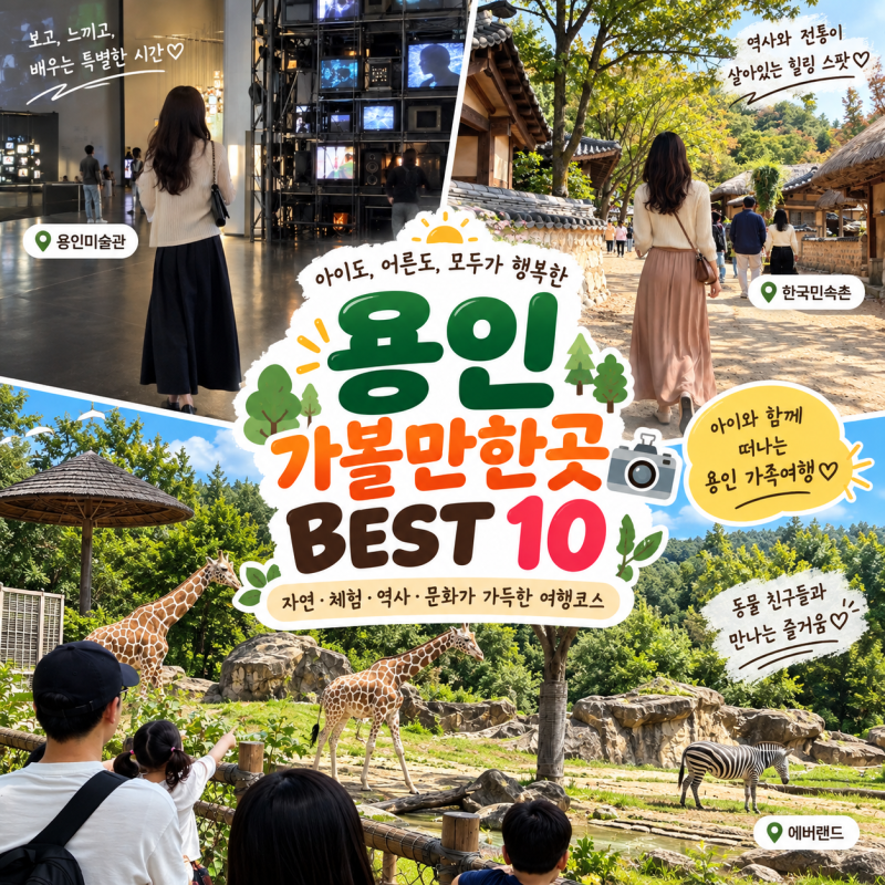 Top 10 Must-Visit Places in Yongin: Family Travel Course Perfect for Kids