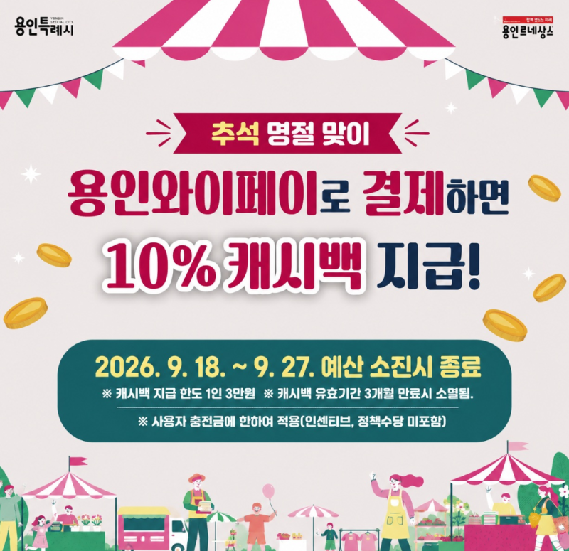 용인 지역화폐 충전 시간·가맹점·주유소 확인법 (2026년 9월)