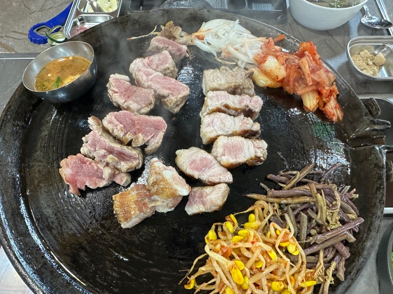 [대천맛집] 명천동 삼겹살맛집으로 유명하고 그릴링 서비스가 있는 보령 고기집 보령삼겹살....