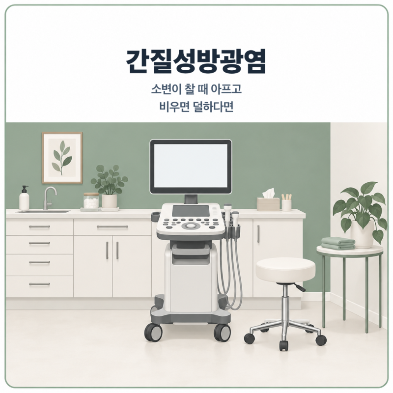 간질성방광염, 소변이 찰 때 아프고 비우면 덜하다면