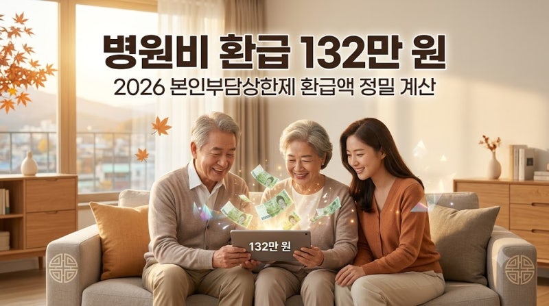 건강보험 환급금 조회: 1인당 평균 132만 원 돌려받는 소득분위별 한도표