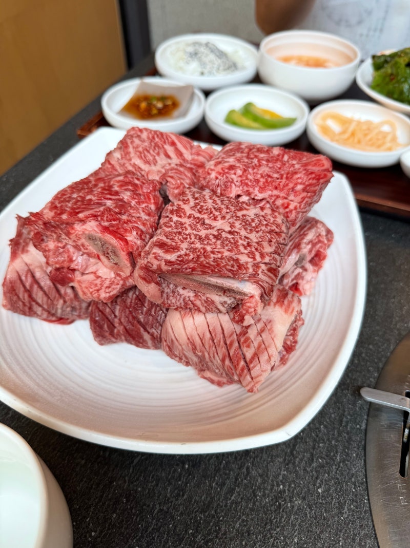 [부산/해운대] 해운대 암소갈비 단체예약 후기, 감자사리 필수