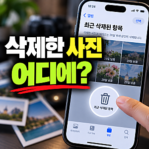 삭제한 사진 어디에 있을까? 갤럭시·아이폰 휴지통 찾는 방법
