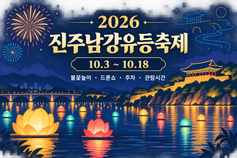2026 진주남강유등축제｜일정·불꽃놀이·드론쇼·주차·관람시간 총정리