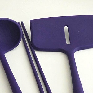 마켓컬리 집들이 선물 보라색 실리만 공구 실리콘 뒤집개 국자 국산 조리도구 세트