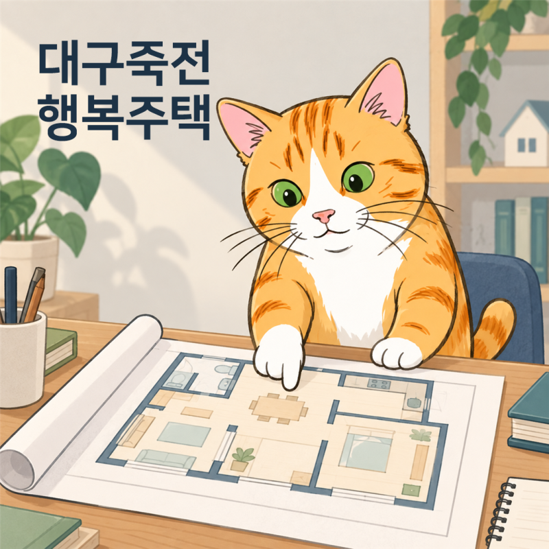 [대구죽전 행복주택] 예비입주자 접수일·보증금·평면도 한눈에