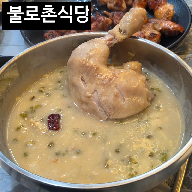 청송 맛집 약수 닭백숙 닭 날개 구이 포장 추천 불로촌식당