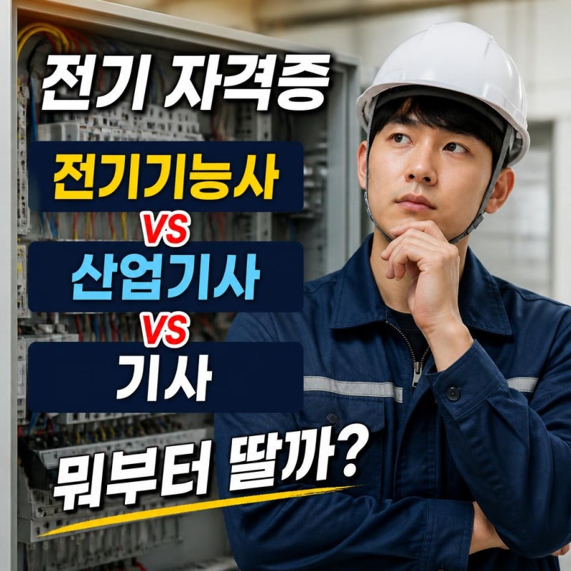 전기기능사 vs 산업기사 vs 기사, 뭐부터 딸까