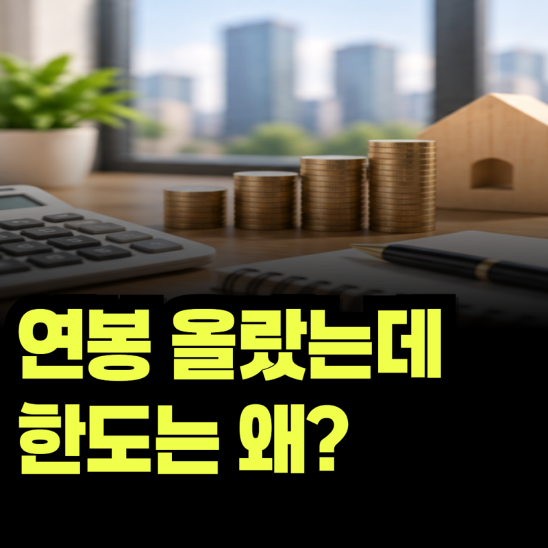 연봉이 올랐는데 신용대출 한도는 왜 그대로일까? 언제 다시 반영될까?