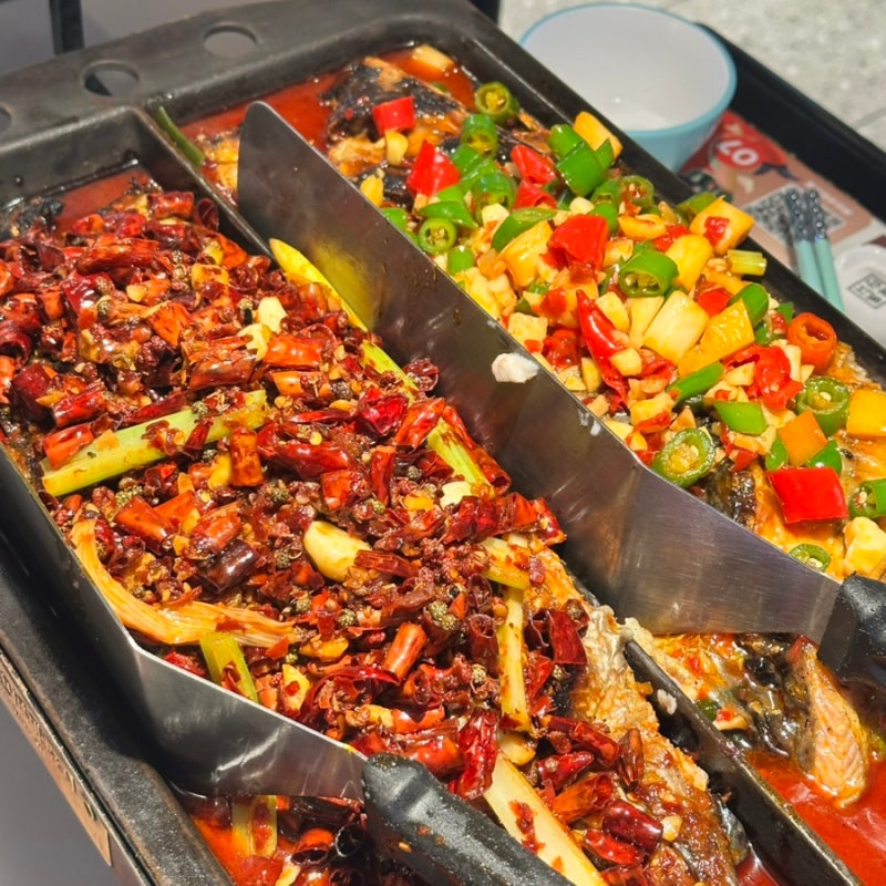 상하이 난징동루 맛집 추천 카오위 강변성외 위치 고덕지도 웨이팅 가격