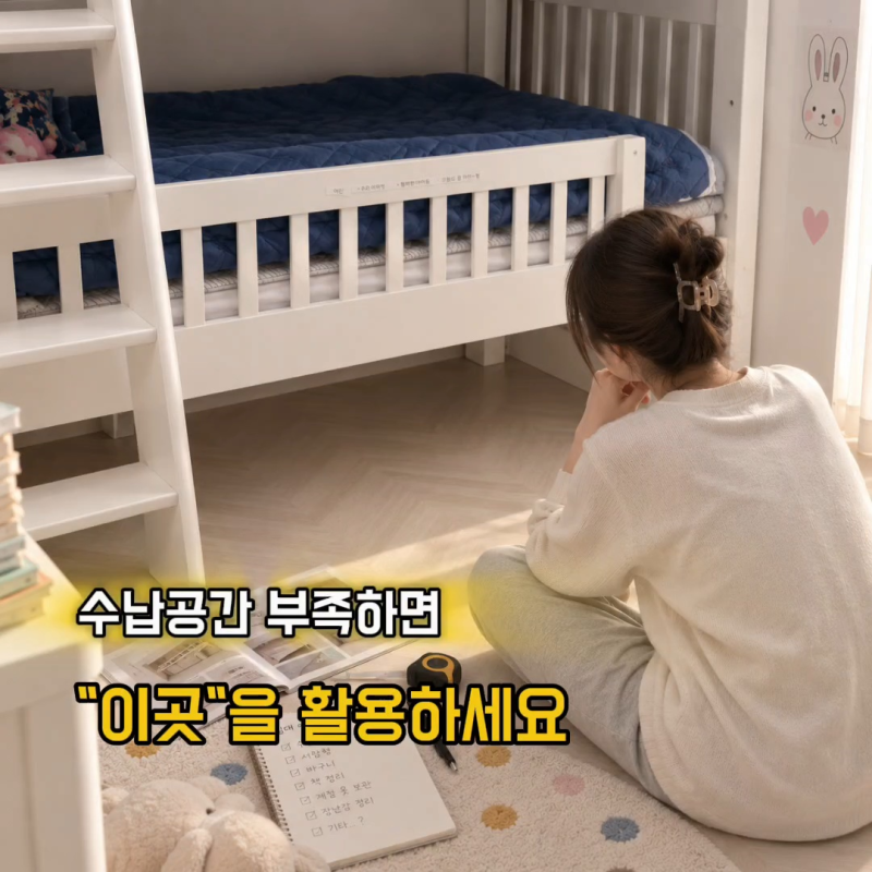침대 밑 수납장 활용 버리는 공간 없이 깔끔하게 정리하는 법