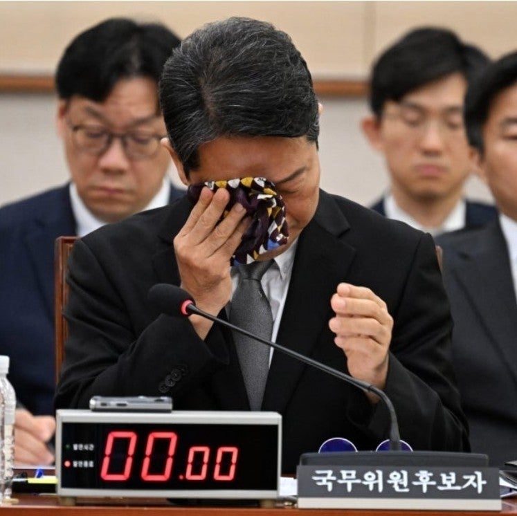 김승원 후보자가 청문회 도중 결국 눈물을 보였습니다.