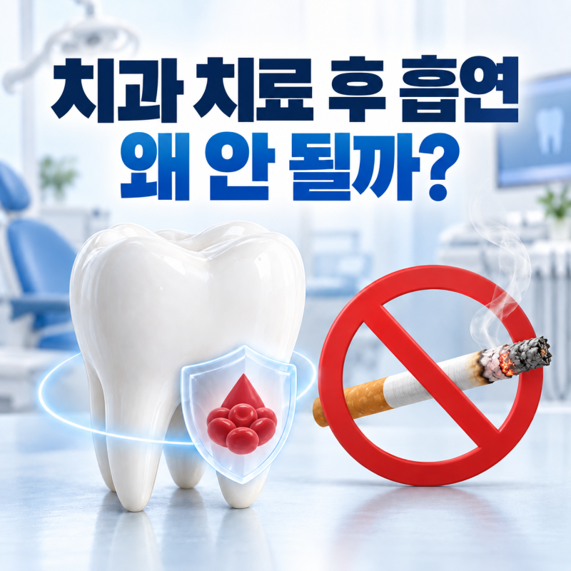 [치과치료 후 흡연] 치과 치료 후 담배는 왜 안 될까? 발치·임플란트 후 흡연 위험과 금연기....