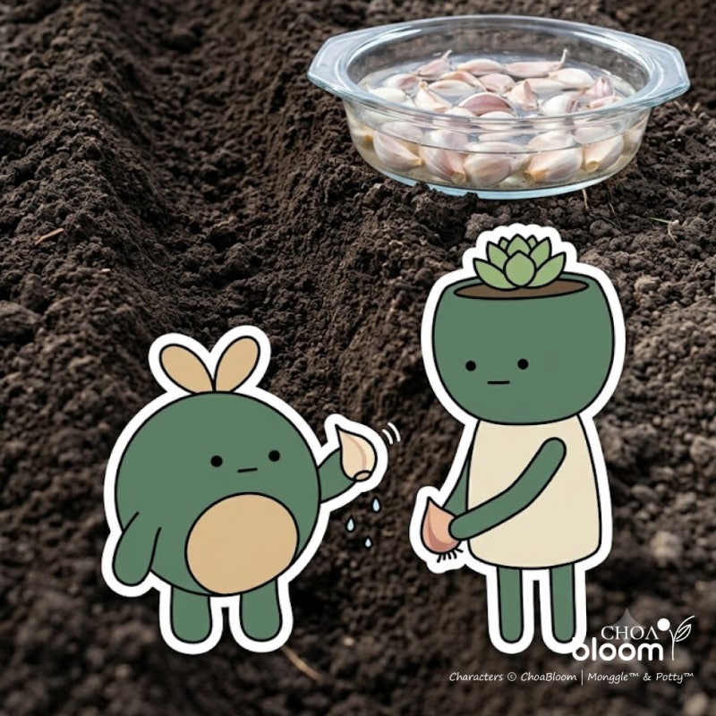 마늘 심는 방법, 씨마늘 소독부터 월동 준비까지