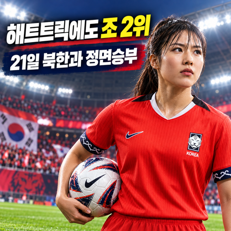 “김민지 해트트릭에도 조 2위” 아시안게임 여자축구, 21일 북한과 정면승부