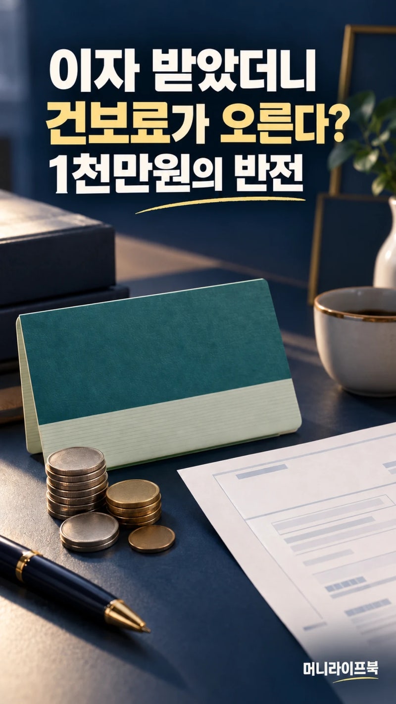 이자 받았더니 건보료가 오른다? 1천만원 금융소득의 반전