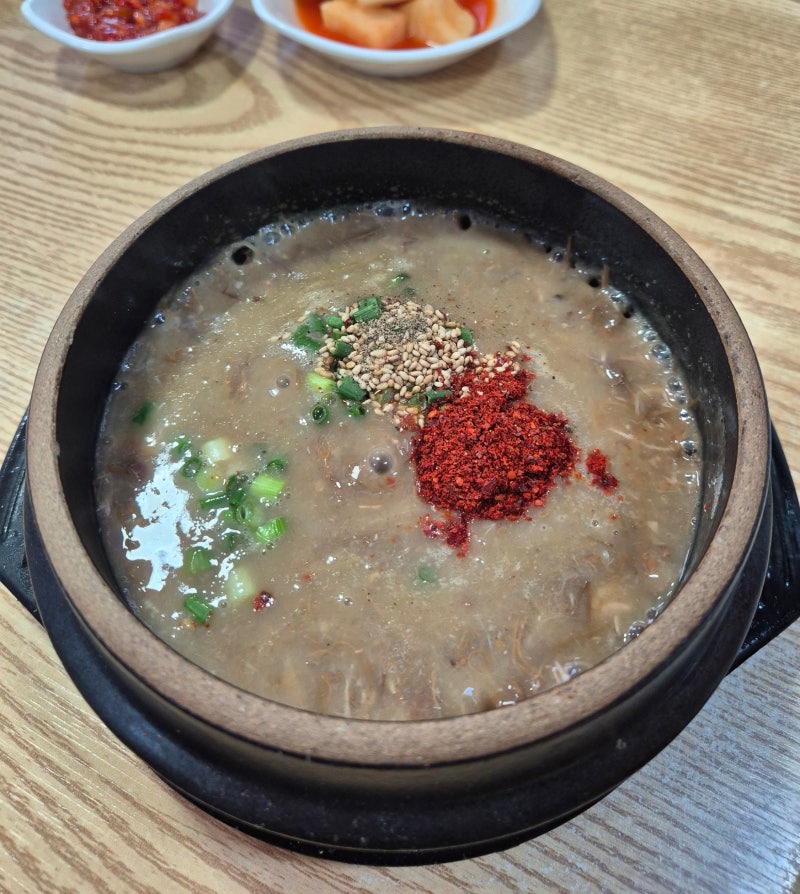 제주시 제주공항 근처 맛집 우진해장국 고사리육개장 웨이팅 주차장 정보