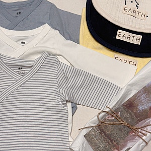 [신생아 바디수트] H&M 랩스타일 바디수트 3피스 세트