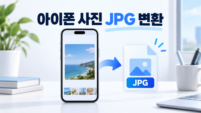 아이폰 사진 JPG로 바꾸는 방법｜별도 앱 없이 변환하기