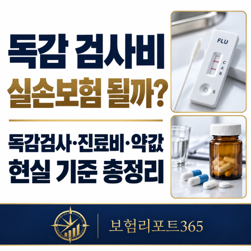 독감 검사비 실손보험 될까?