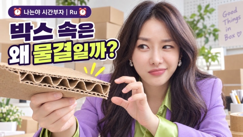 골판지 구조, 택배 상자 속은 왜 물결무늬로 만들었을까?