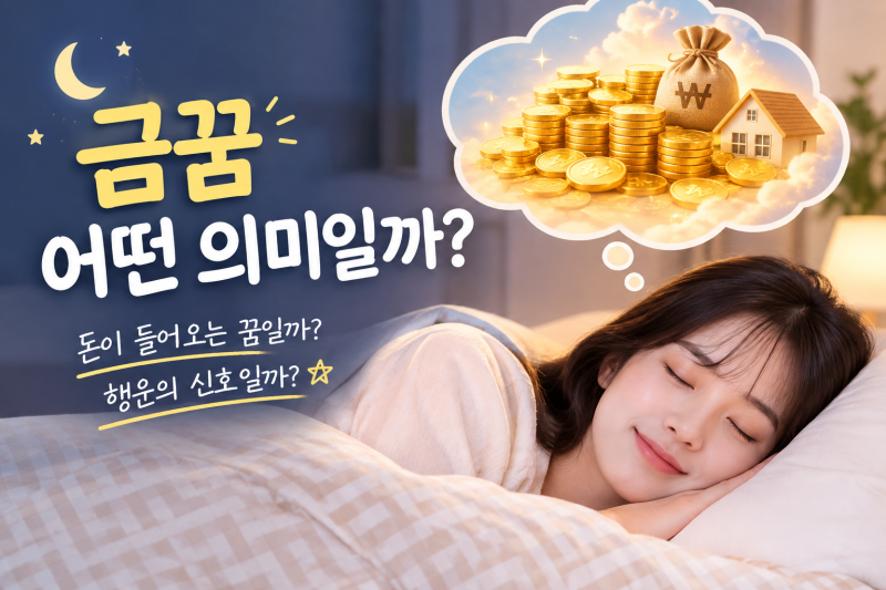 금꿈 해몽 총정리! 황금 꿈은 진짜 부자가 되는 대박 꿈일까?