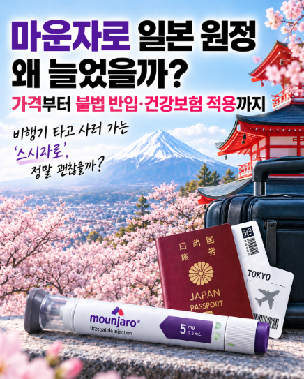 ‘스시자로’ 뭐길래? 마운자로 일본 원정, 정말 더 저렴할까