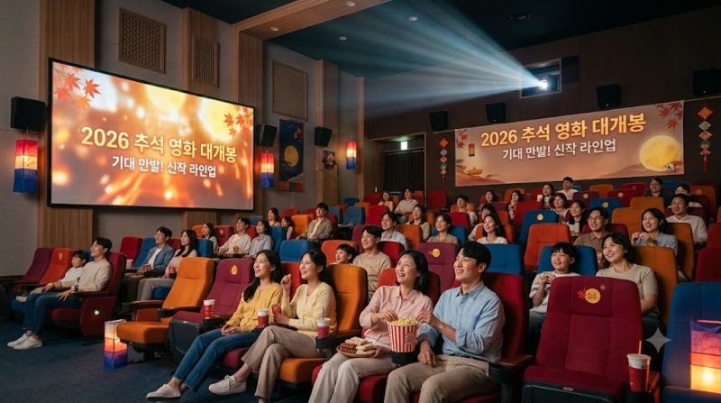 2026 추석 개봉 영화 총정리 기대를 모으는 신작 라인업 분석