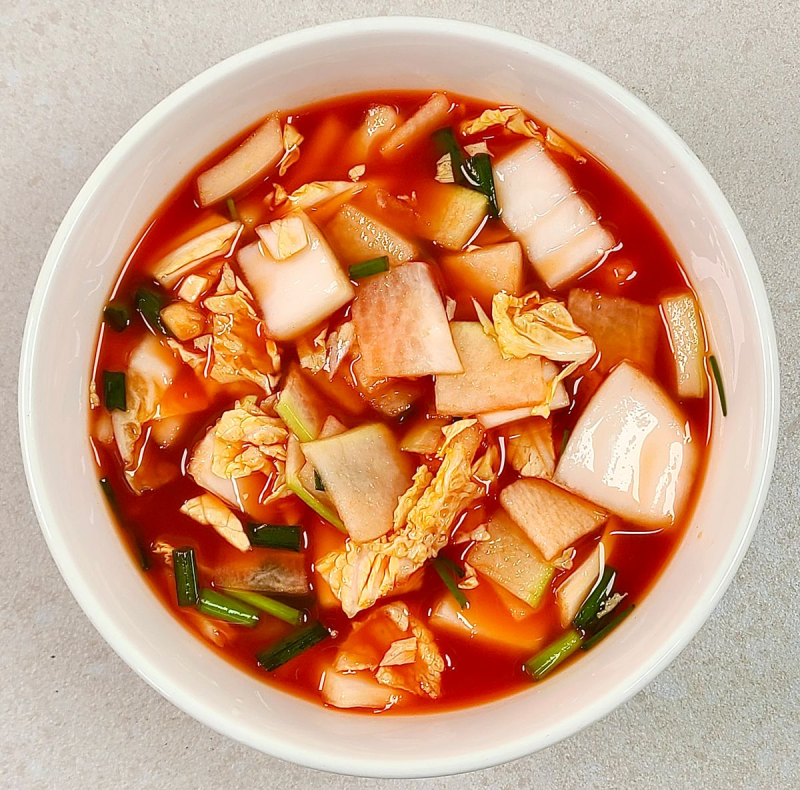 추석 명절 음식 나박김치 물김치 만드는법