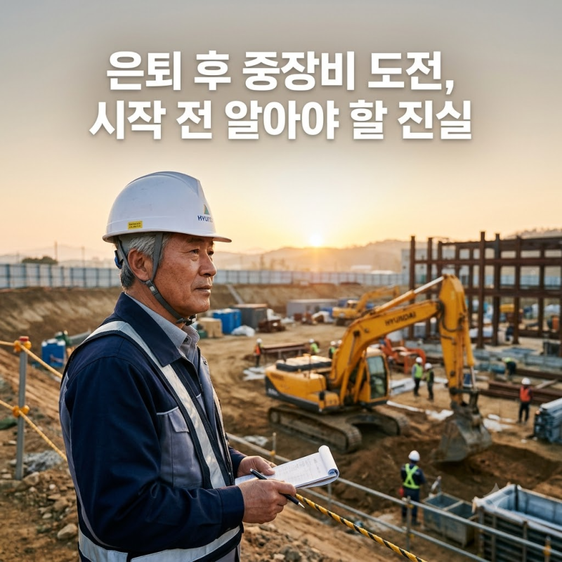"학원비 100만 원 들여 땄는데 왜 안 써줄까?" 은퇴 후 중장비 취업 현실과 나이 장벽