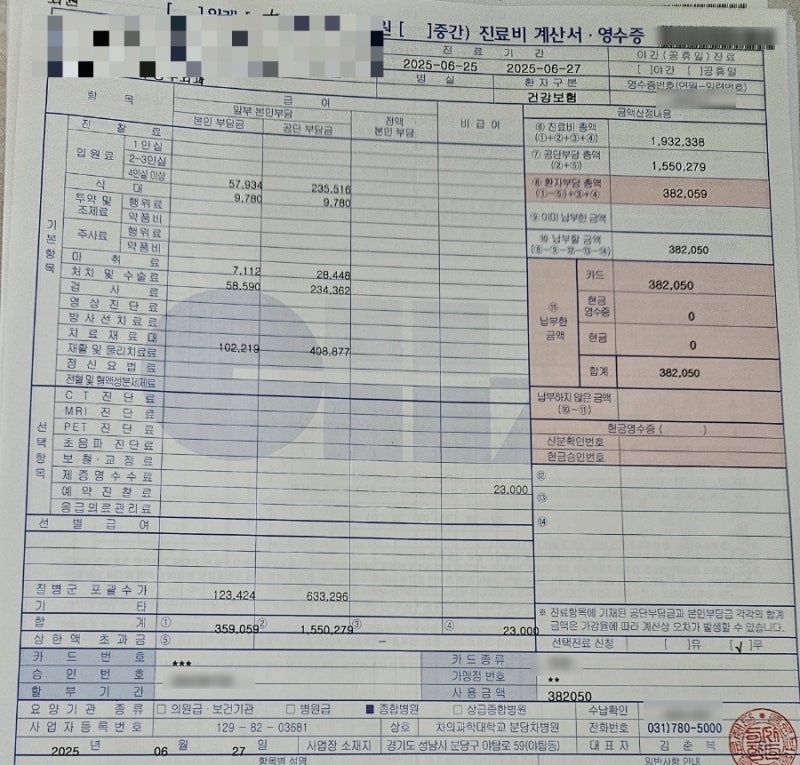 편도제거수술 비용 및 수술 후 음식