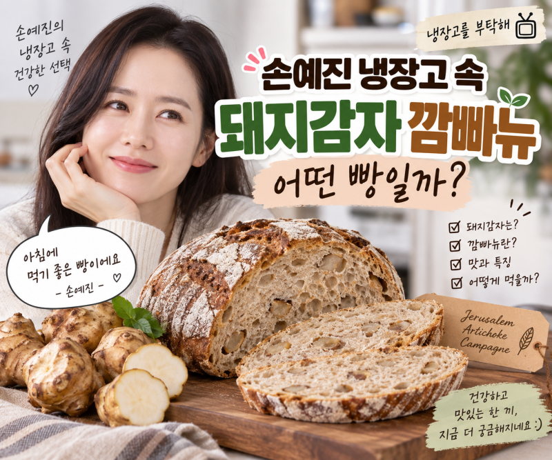 손예진 냉장고 속 돼지감자 깜빠뉴, 어떤 빵일까?
